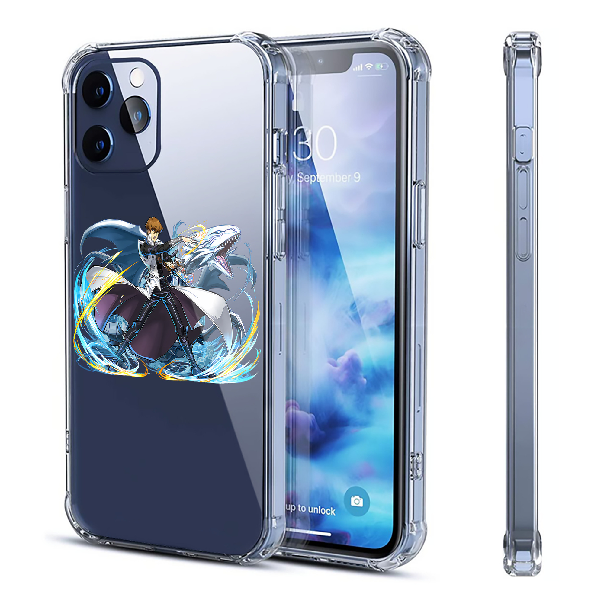 （画像用） 遊☆戯☆王 Yu-Gi-Oh! 【iPhone 12シリーズ対応】透明スマホケース（クリアソフトケース）